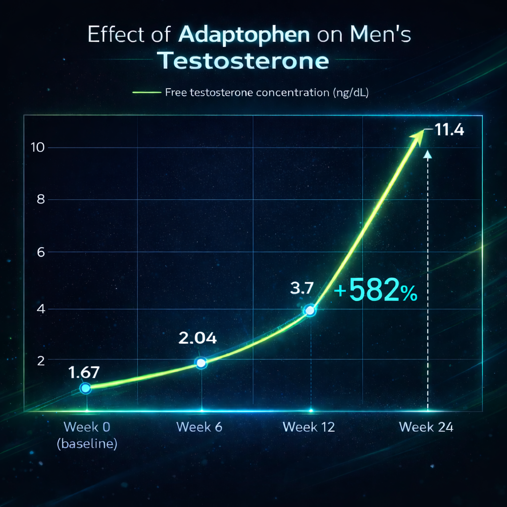 Adaptophen's Effect on Testosterone 