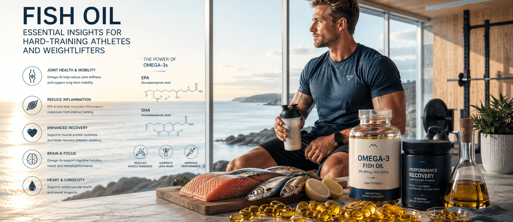 Fish Oil Supplementation for Athletes and Bodybuilders