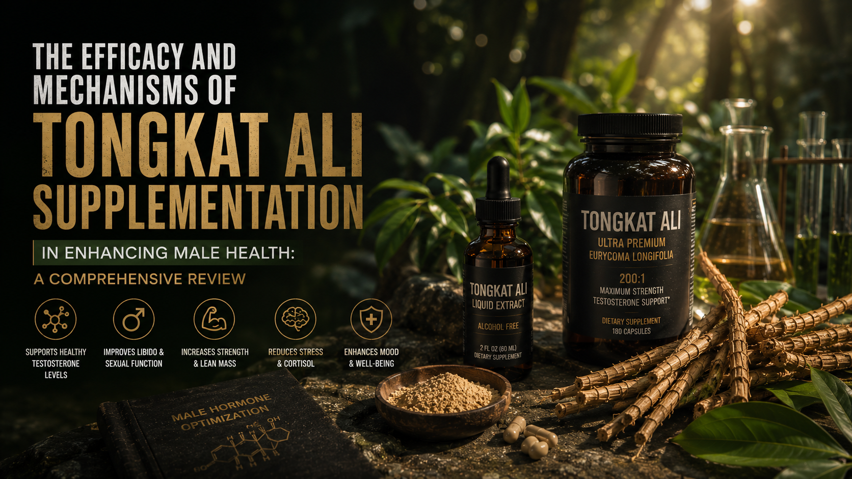 The Efficacy and Mechanisms of Tongkat Ali Supplementation in Enhancing Male Health: A Comprehensive Review
