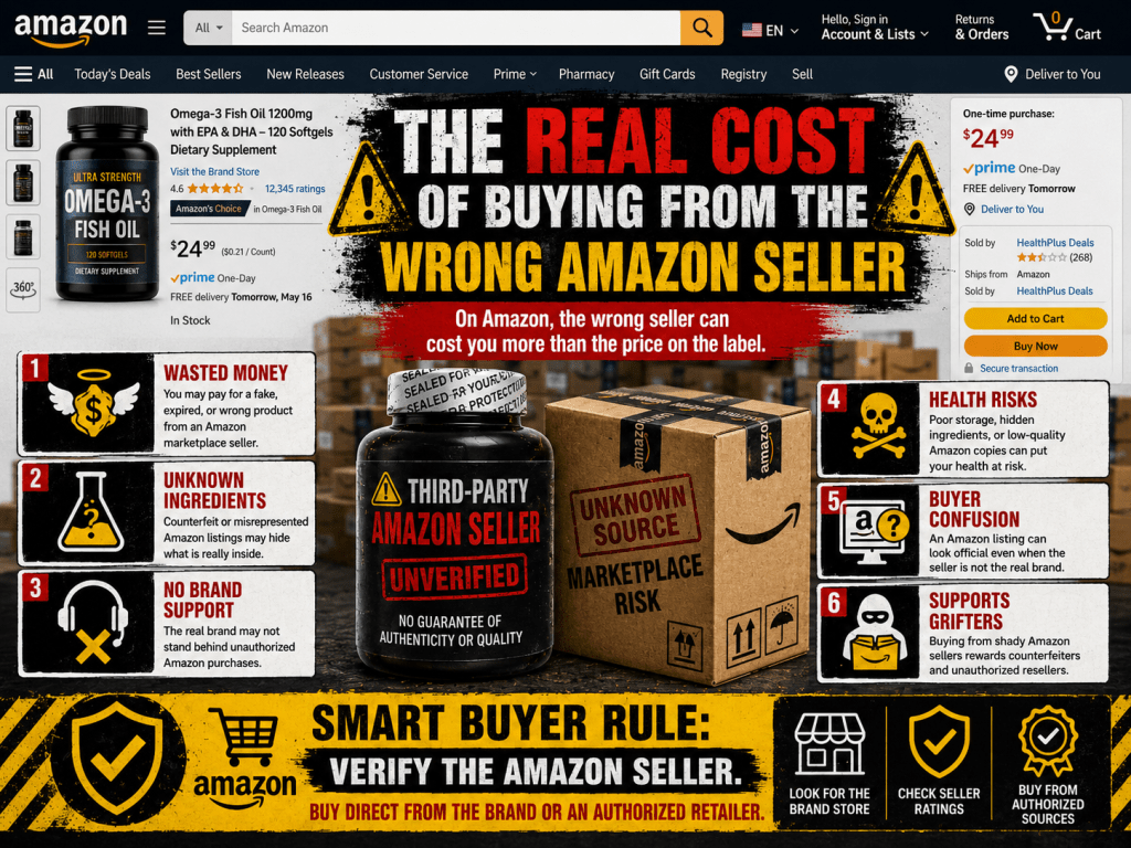 Don't Buy Supplements on Amazon